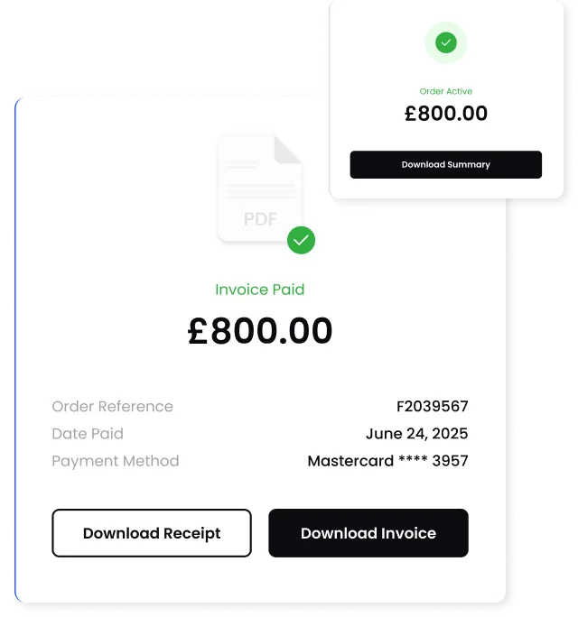 Start using the order portal today